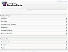 Tablet Screenshot of banderalia.es