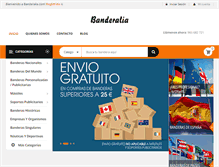 Tablet Screenshot of banderalia.com